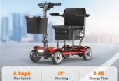 Foldable mobility scooter