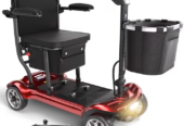 Foldable mobility scooter